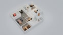 design a 3d floor plan layout with realistic visualization and high quality