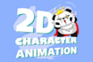 design 2d character loop gif animation