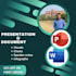 design custom professional powerpoint presentations, pitch deck, msword document