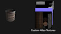 create high or low poly 3d game assets with pbr textures
