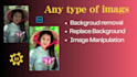 do professional background removal, photo retouching, and image editing