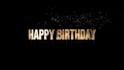 create gold silver particles title and text animation in 24 hours