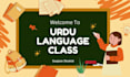 be your professional urdu tutor and urdu teacher