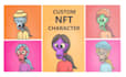 draw custom nft vector cartoon character for generator