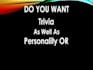 write trivia for you