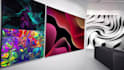 create 3d art gallery nft promo video