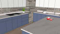 design kitchen and bathroom cabinets in mozaik and sketchup
