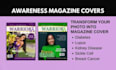 transform your photos into a valentines magazine cover