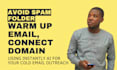 setup instantly ai for cold email outreach, domain email warmup