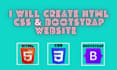 convert figma design to HTML, CSS, bootstrap