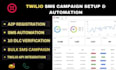 setup twilio SMS automation, twilio api integration,  ivr calling, autoresponder