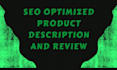 write product review and product description