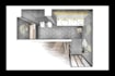 make bathroom interior illustration, sketch