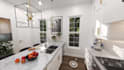 design 3d kitchen and dining interior render on 3ds max