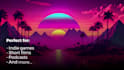 create a professional synthwave track for your project