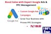 setup and manage your google ads adwords PPC campaigns