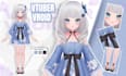 create 3d character models for vtuber, vroid, anime, and 3d rigging