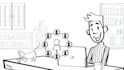 2d cartoon animation video in whiteboard style