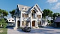 do interior and exterior 3d design with sketchup