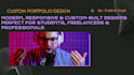 professional portfolio website for students and job seekers