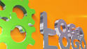 create metallic 3d logo animation