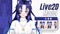 create live2 vtuber model, anime avatar, live 2d rigging vtuber character design