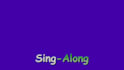add lyrics for a sing along music video