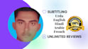 create your subtitles in cheap price with free sample