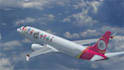 create an amazing flying aeroplane logo animation