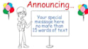 create personalised whiteboard announcement video