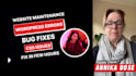 do wordpress website maintenance and support, fix bugs