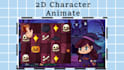 create animated your 2d cartoon character
