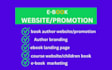 book author course website ebook author website ebook landing page blog website