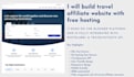build an automated travel affiliate site with free hosting