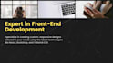 create responsive and modern website front end using HTML CSS and javascript