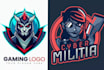 design gaming mascot sports logo