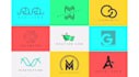 design professional minimalist and flat logo