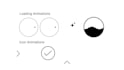 svg lottie json animation for webistes or apps