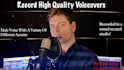 record deep male voice acting or voiceover for your project