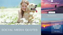 design social media photos with quotes