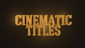 create cinematic title opening for your trailer or video