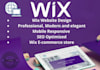 do wix website creation, design wix website,wix website builder