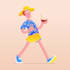 create high quality 2d character animations, loops, and walk cycles
