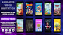 create custom video invitations for kids and adults