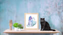 create a kawaii pet portrait digital art for you