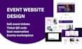 build event ticket websites with bookings, qr codes for rentals, weddings