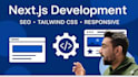 create a fast SEO friendly website using nextjs  tailwind CSS