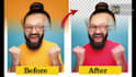 do face retouching, fix blurry photos, dress color change