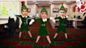 make funney elf christmas dance video with your face
