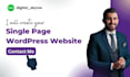 design single page wordpress website